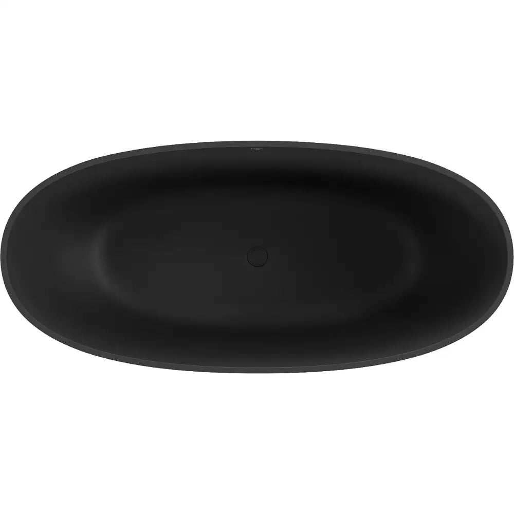 Mexen Bari Frittstående Badekar i Kompositt 165x75 Cm Matt Svart