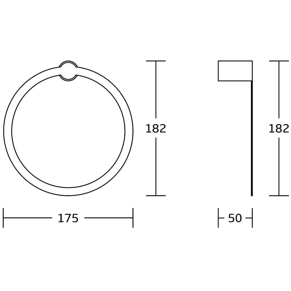 Mexen Base Håndkleholder Svart - 7088232