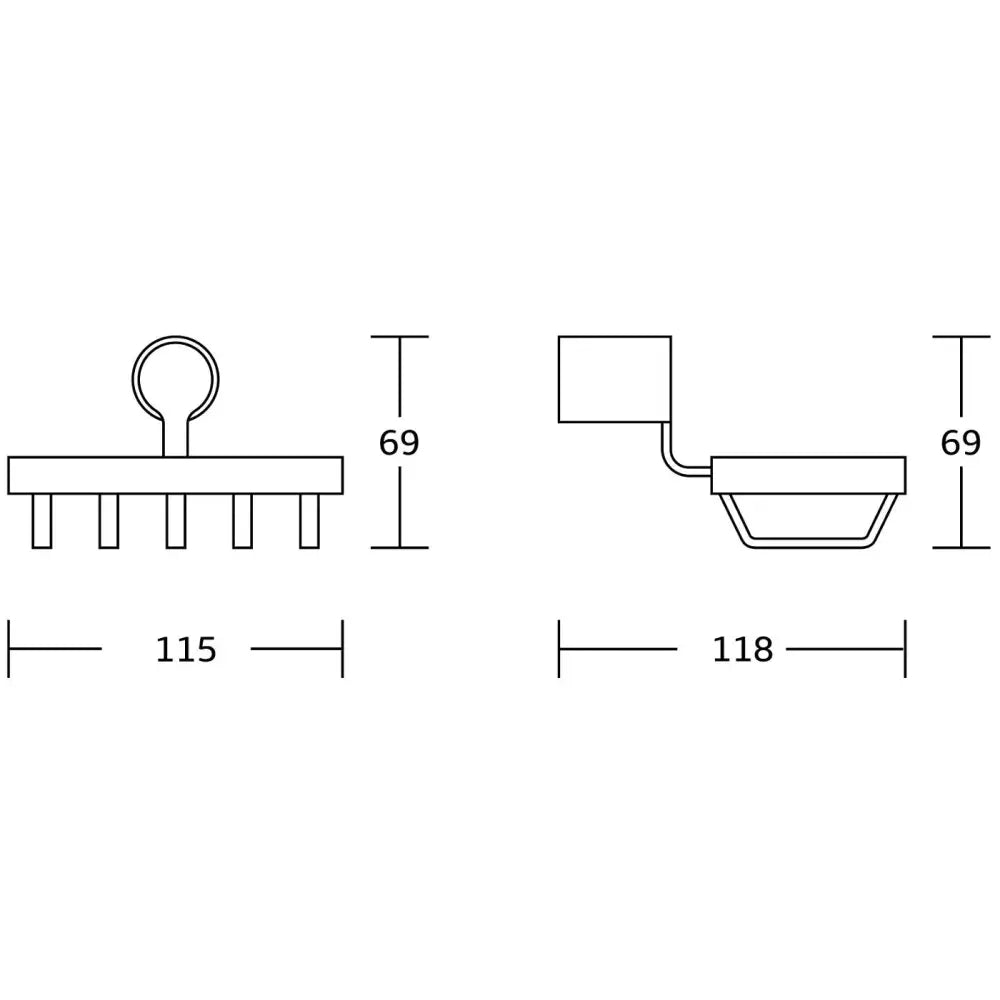 Mexen Base Såpeskål Sort - 7088251