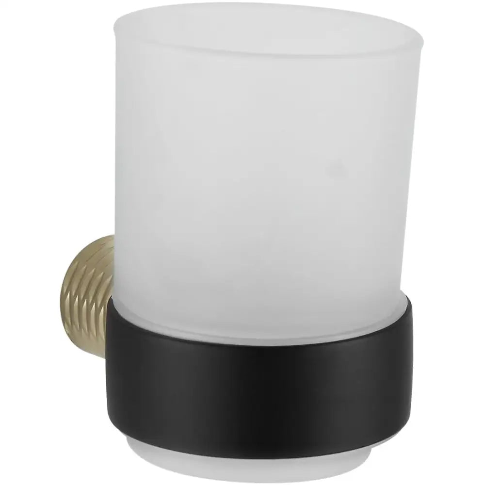 Mexen Base Tannbørstekopp Svart/gull - 7088238