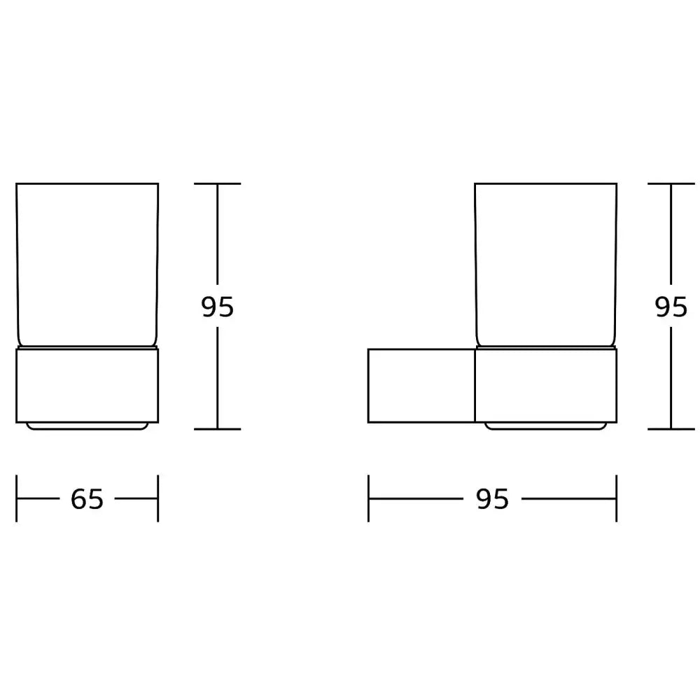 Mexen Base Tannbørstekrus Krom - 7088238