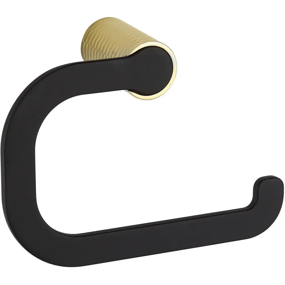 Mexen Base Toalettpapirholder Svart/gull - 7088233