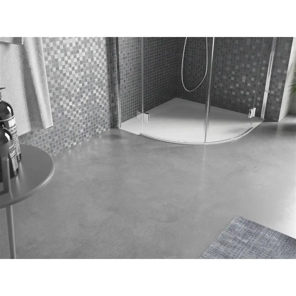 Mexen Bert Halvrund Smc Dusjbunn 90x90 Cm Hvit - 4kr