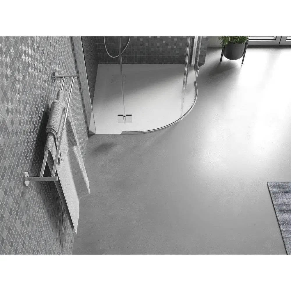 Mexen Bert Halvrund Smc Dusjbunn 90x90 Cm Hvit - 4kr