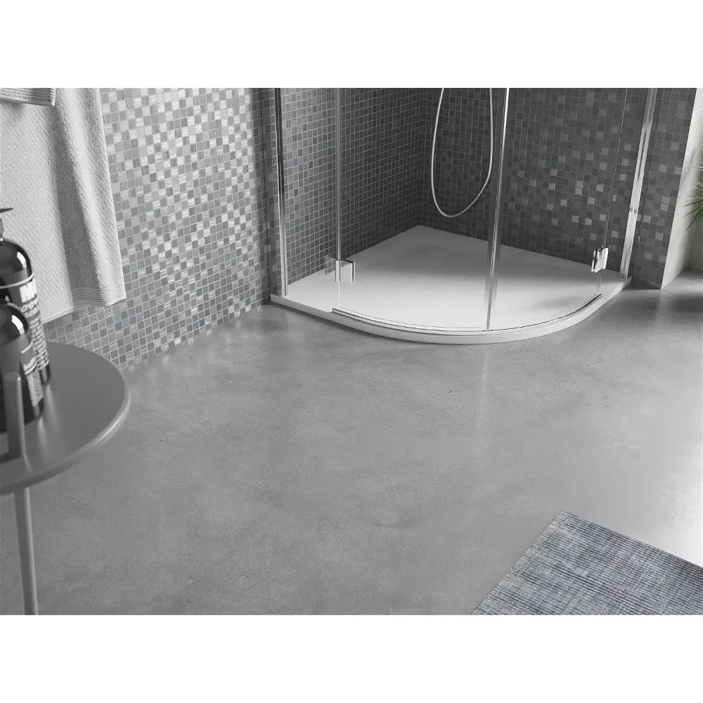 Mexen Bert Halvrund Smc Dusjbunn 90x90 Cm Hvit - 4kr