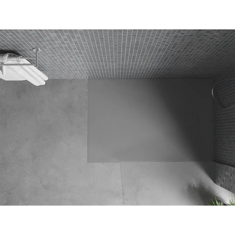 Mexen Bert Rektangulært Smc-dusjbrett 120x80 Cm Grå - 4k