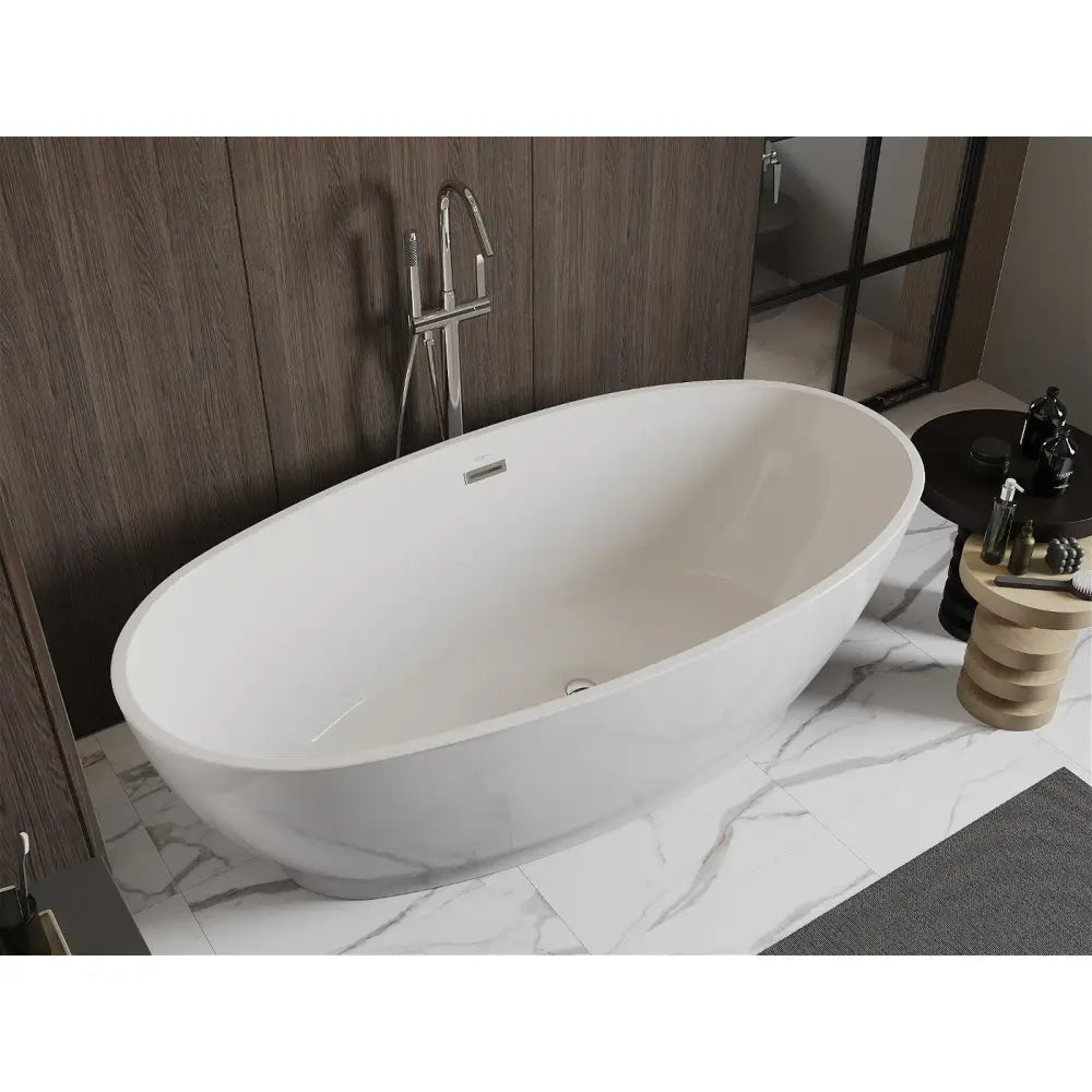 Mexen Bilbao Frittstående Badekar 180x90 Cm Hvit