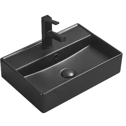 Mexen Blanca Servant for Montering på Benkeplate 50x35 Cm Matt Svart