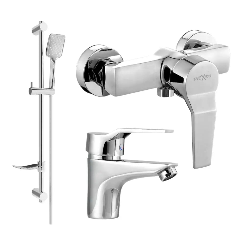 Mexen Caro Df62 Dusjsett Krom - 746604df62