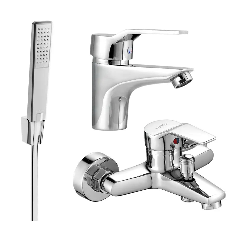 Mexen Caro R72 Badekarpakke Krom - 746603r72-