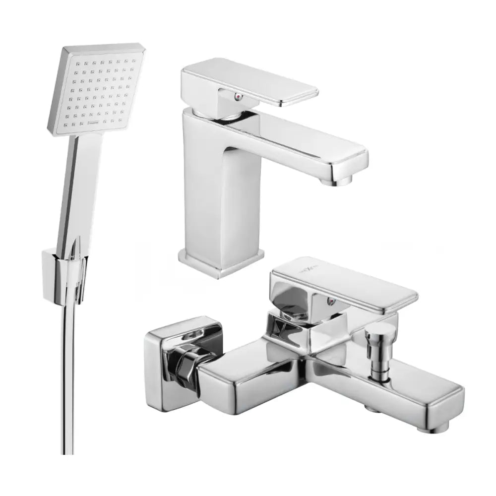 Mexen Cetus R45 Badekarpakke Krom - 744303r45