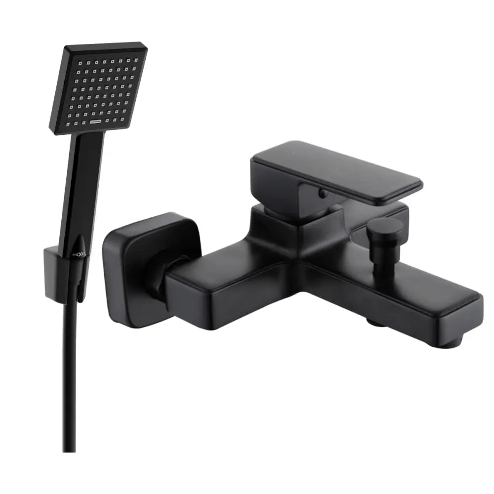 Mexen Cetus R45 Badekarsbatteri med Dusjsett Svart - 74433r45-