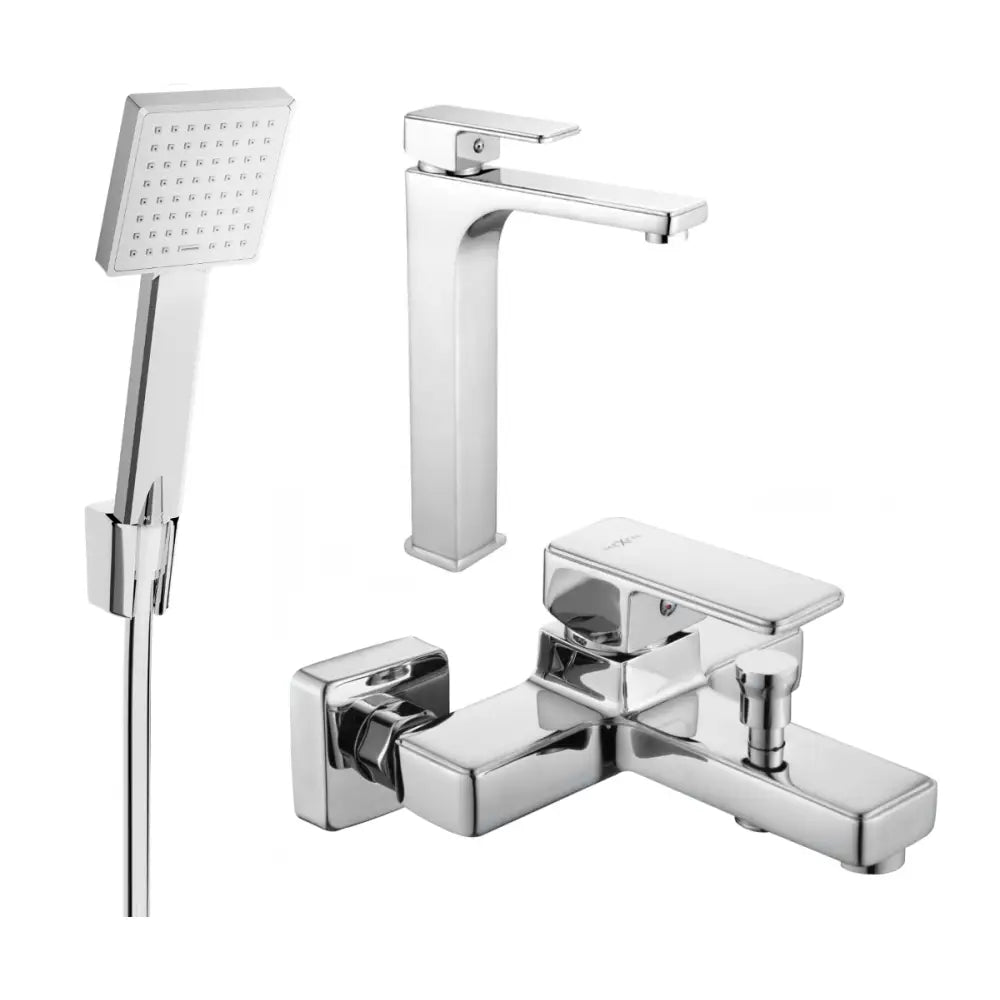 Mexen Cetus R45 Badekarsett Krom - 744313r45