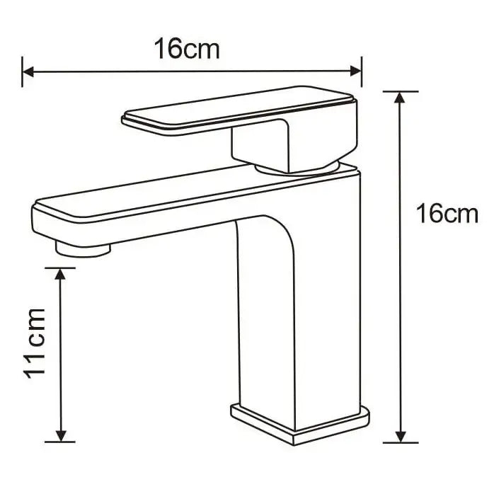 Mexen Cetus Servantbatteri Svart - 744300-