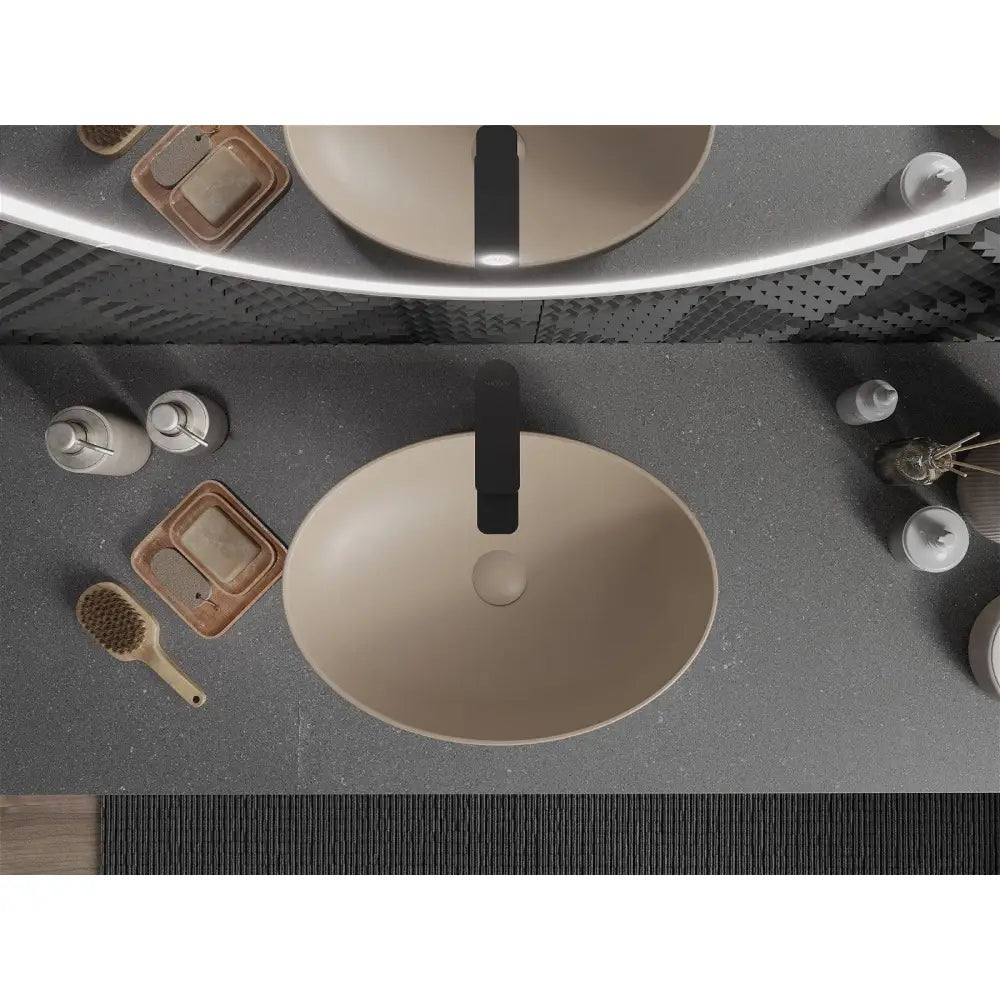 Mexen Cornelia Benkeplatevask 50x37 Cm Matt Cappuccino