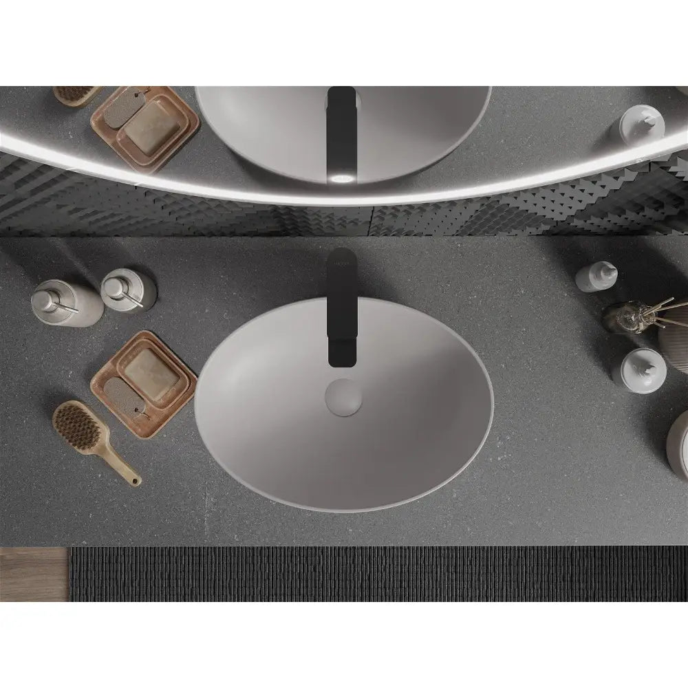 Mexen Cornelia Benkeplatevask 50x37 Cm Matt Grå