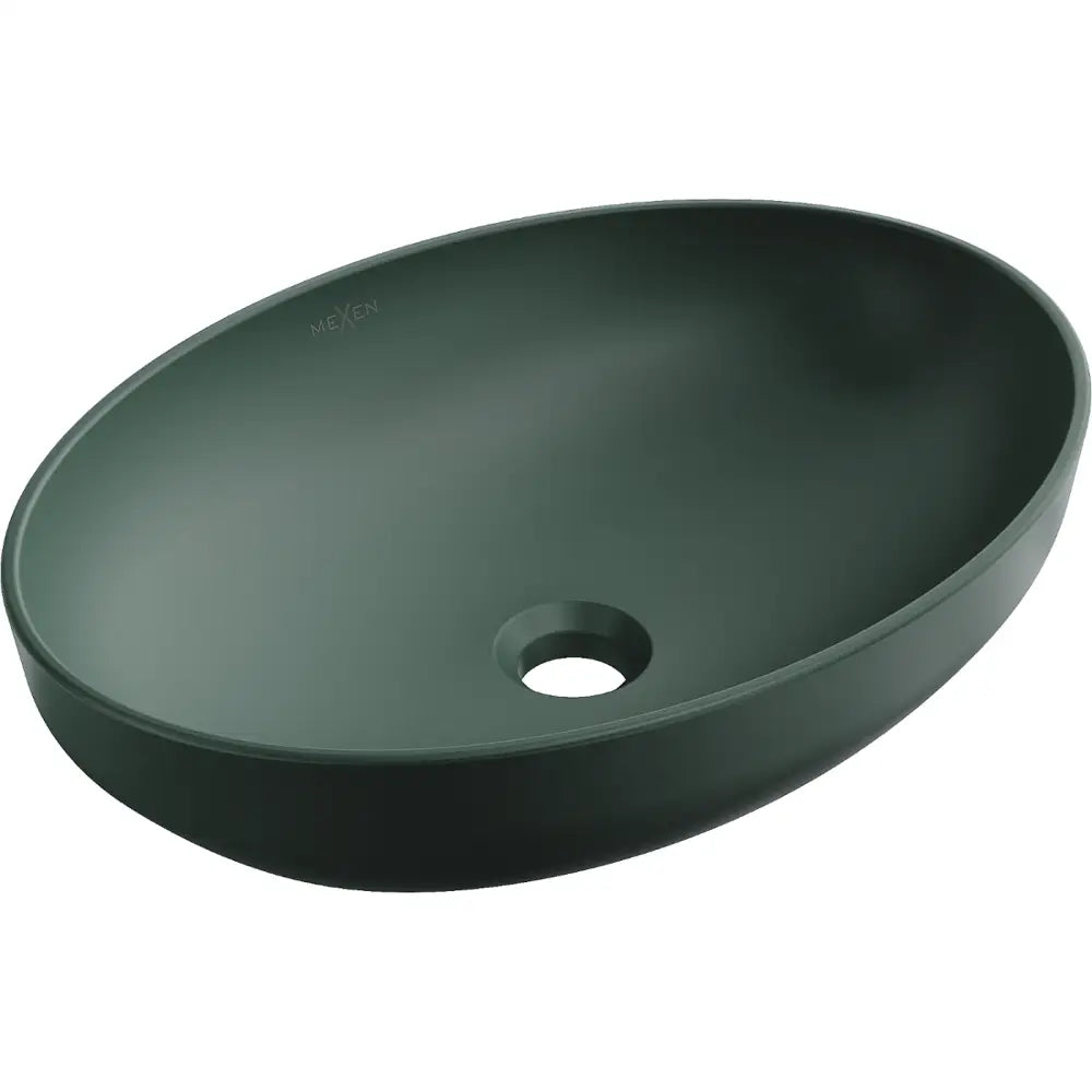 Mexen Cornelia Benkeplatevask 50x37 Cm Mørkegrønn Matt