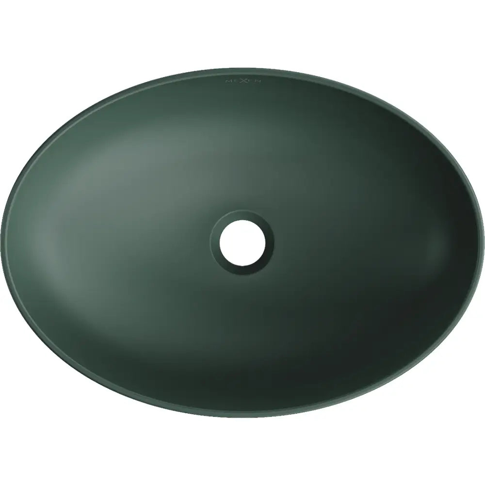 Mexen Cornelia Benkeplatevask 50x37 Cm Mørkegrønn Matt