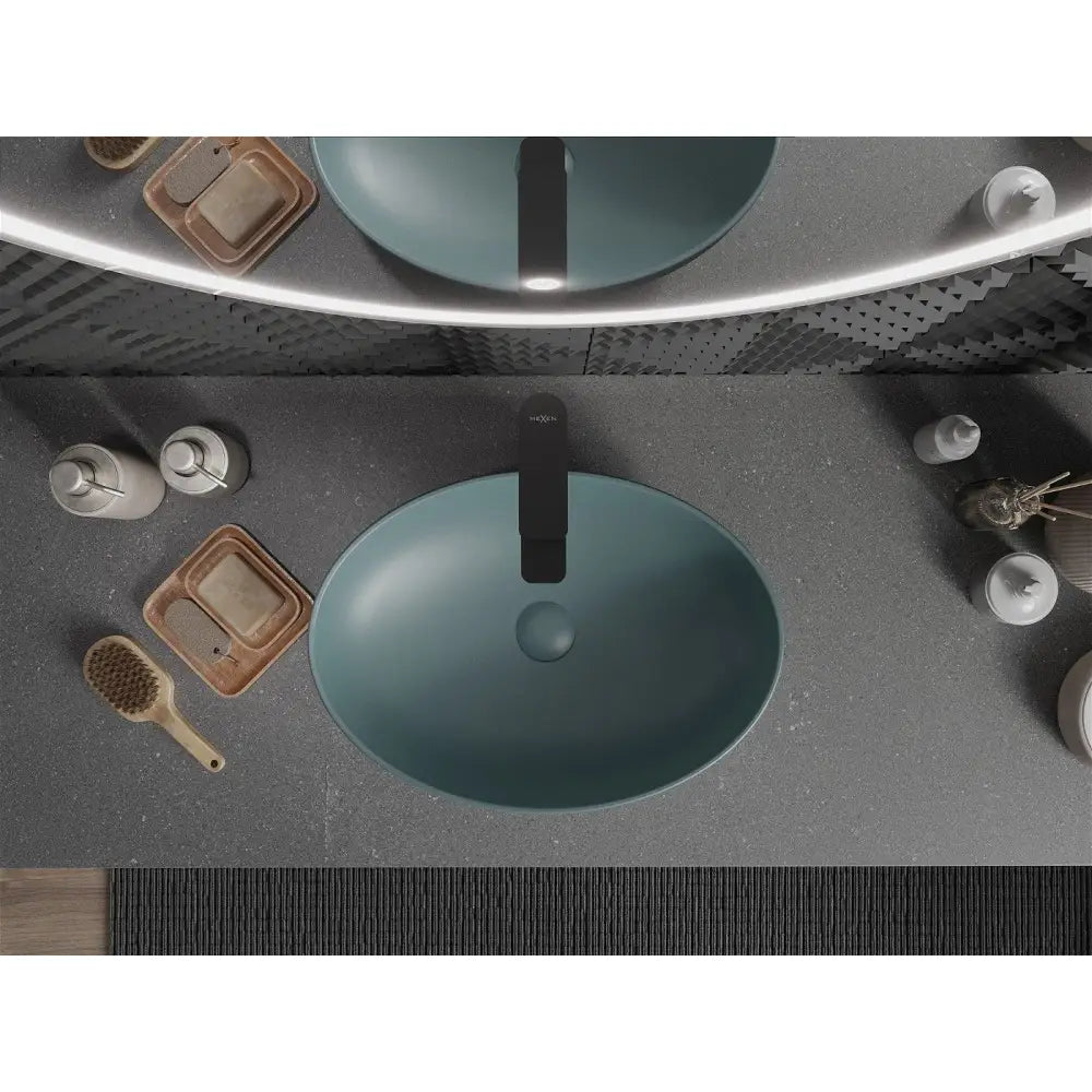 Mexen Cornelia Servant for Benkeplate 50x37 Cm Lys Grønn Matt