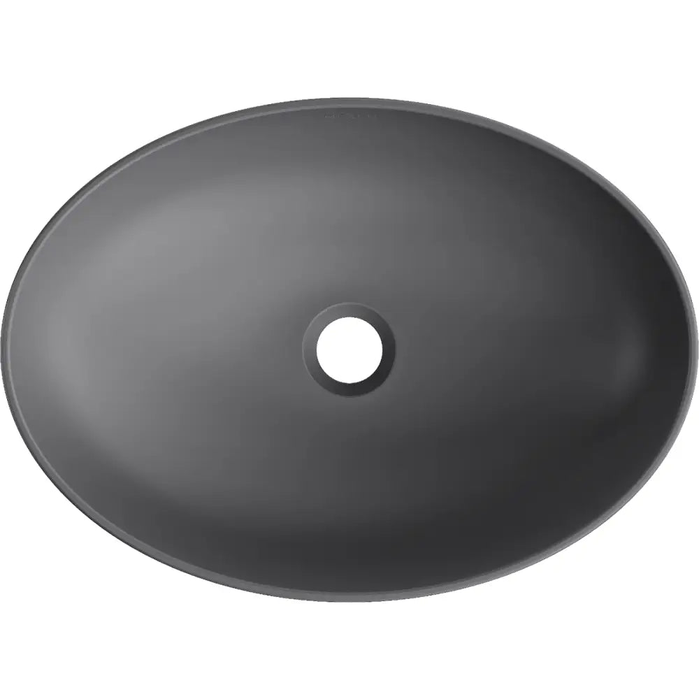 Mexen Cornelia Servant for Montering på Benkeplate 50x37 Cm Mørkegrå Matt