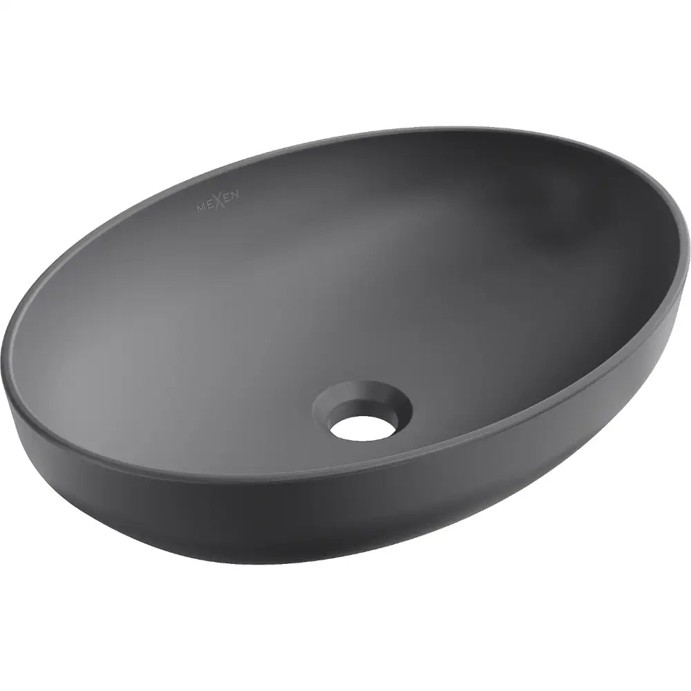 Mexen Cornelia Servant for Montering på Benkeplate 50x37 Cm Mørkegrå Matt