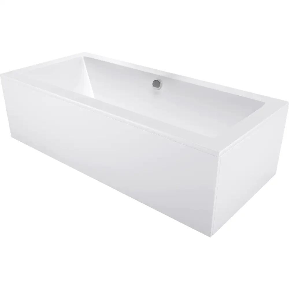 Mexen Cube Rektangulært Badekar 190x80 Cm med Kabinett Hvit - 55051908000x