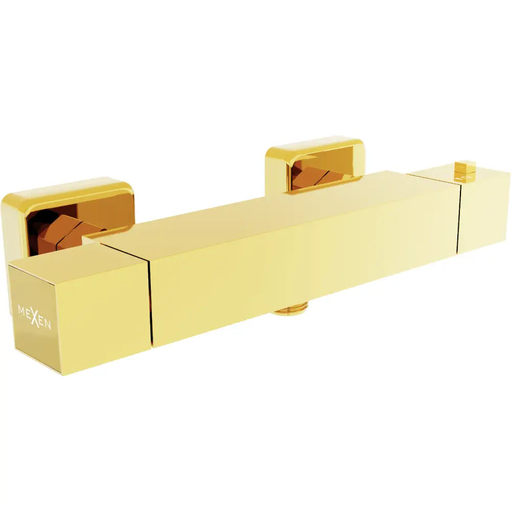Mexen Cube Termostatisk Dusjbatteri Gull - 77200-