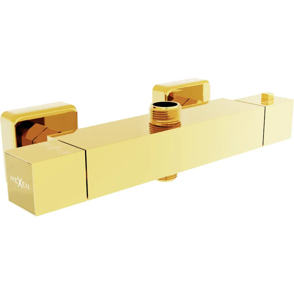 Mexen Cube Termostatisk Dusjbatteri Gull - 77250