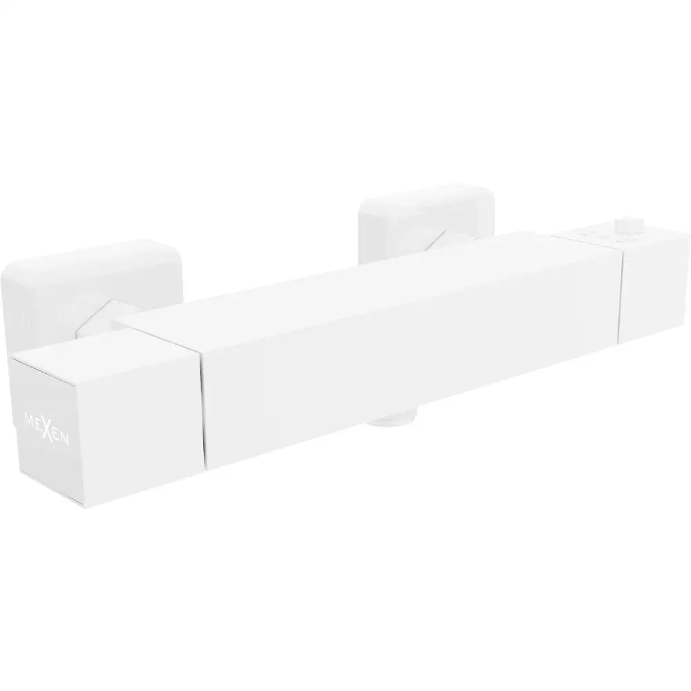 Mexen Cube Termostatisk Dusjbatteri Hvit - 77200-