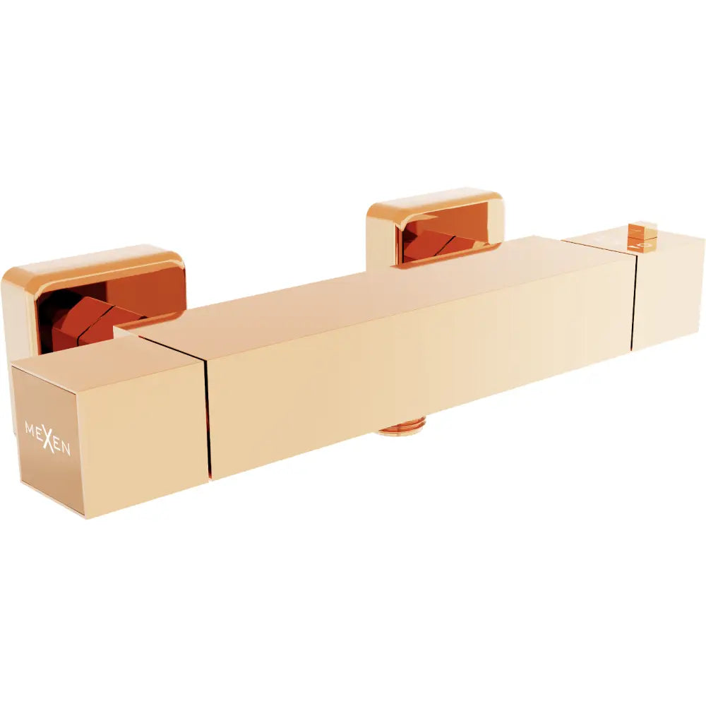 Mexen Cube Termostatisk Dusjbatteri Roségull - 77200