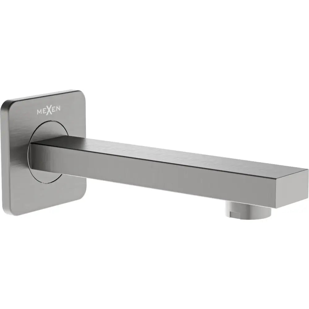 Mexen Cube Veggmontert Badekarutløp Grafitt - 79370-