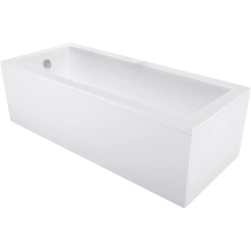 Mexen Cubik Rektangulært Badekar 180x90 Cm med Kabinett Hvit - 55031809000x.
