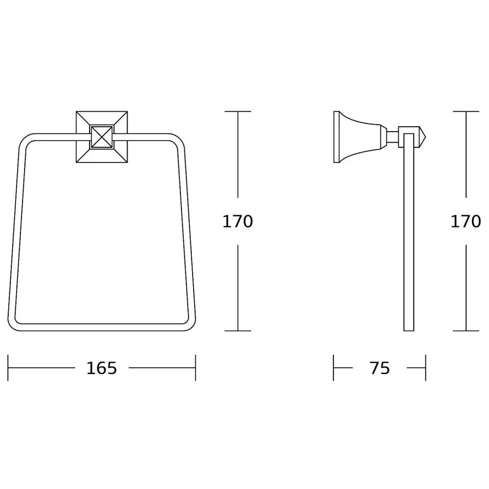 Mexen Dalia Håndklehenger Krom - 7017332