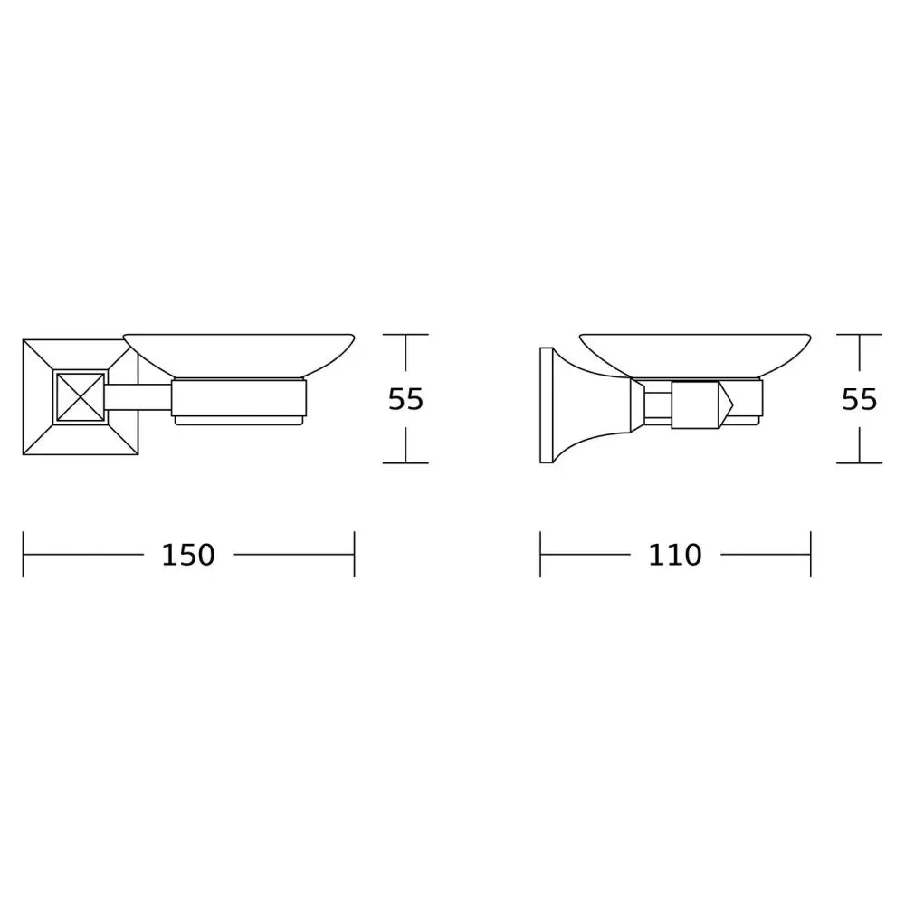 Mexen Dalia Såpeskål Gull - 7017339
