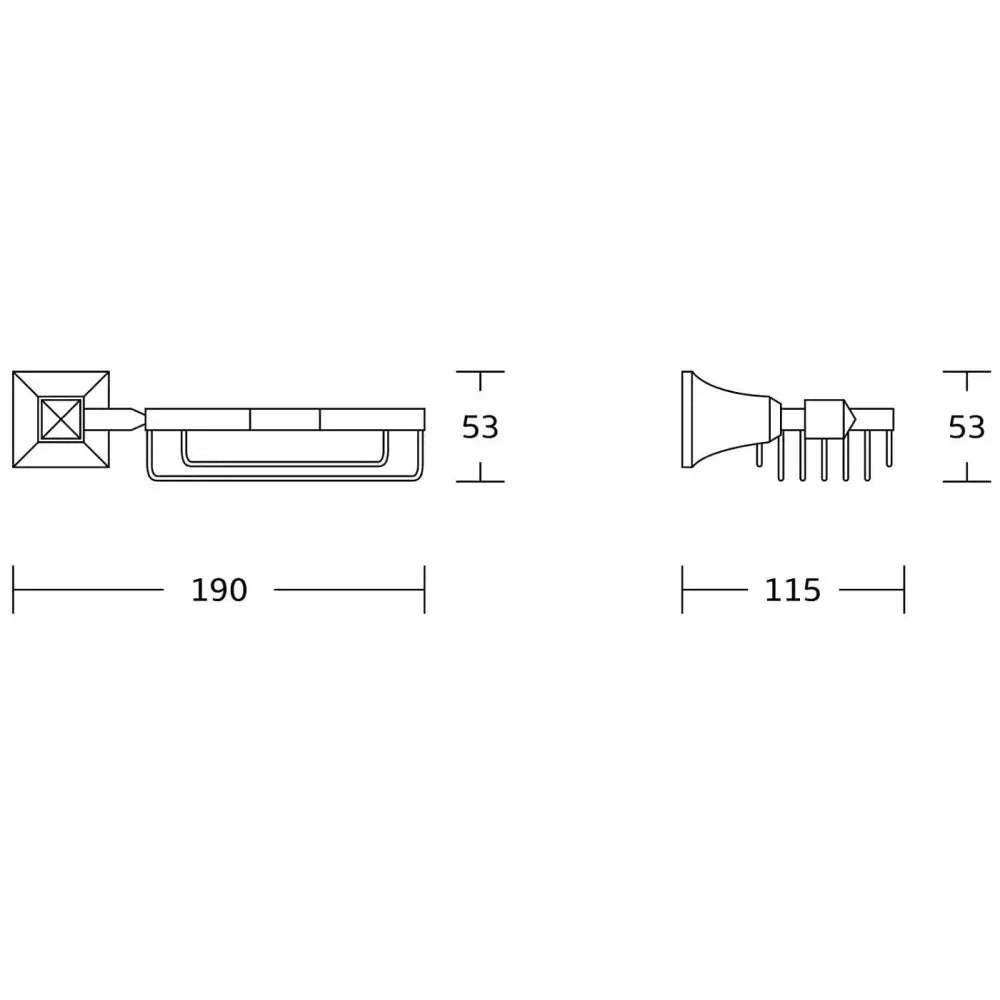 Mexen Dalia Såpeskål Svart - 7017351