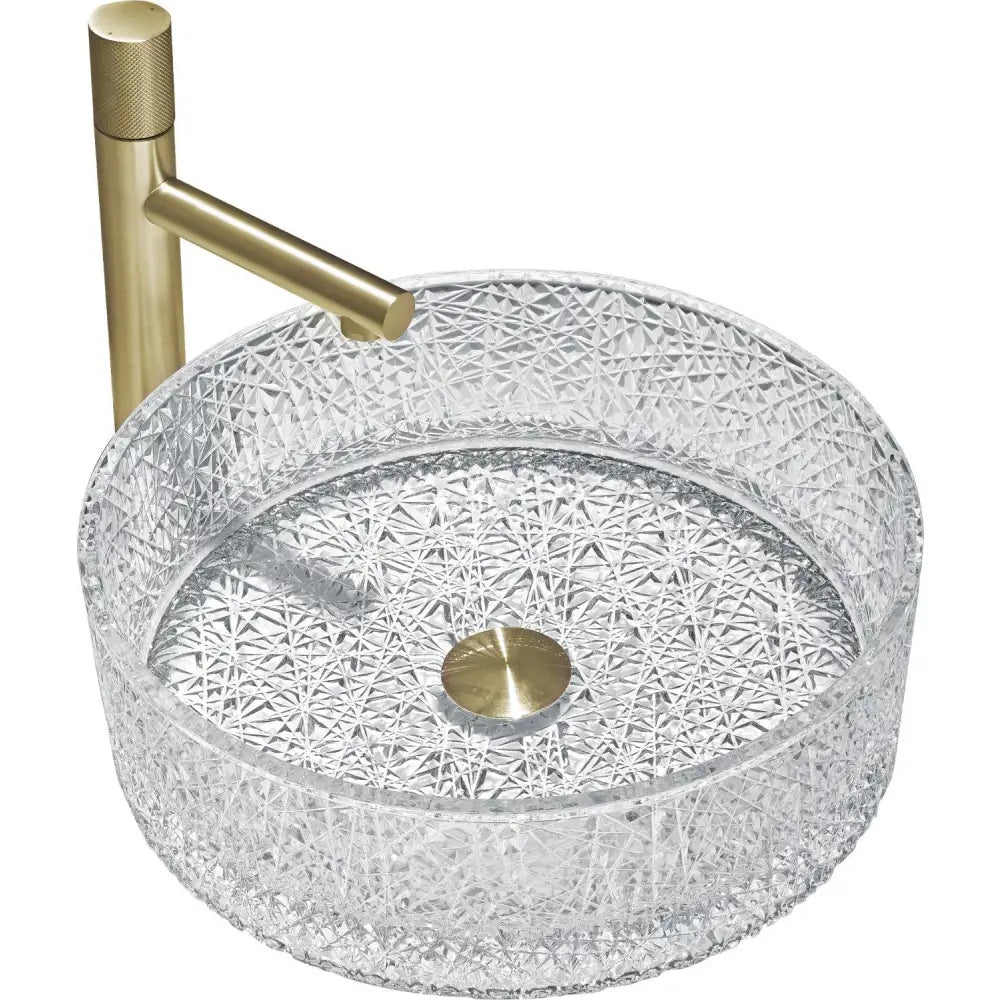 Mexen Dema Glasservant for Benkeplate 39x39 Cm Gjennomsiktig