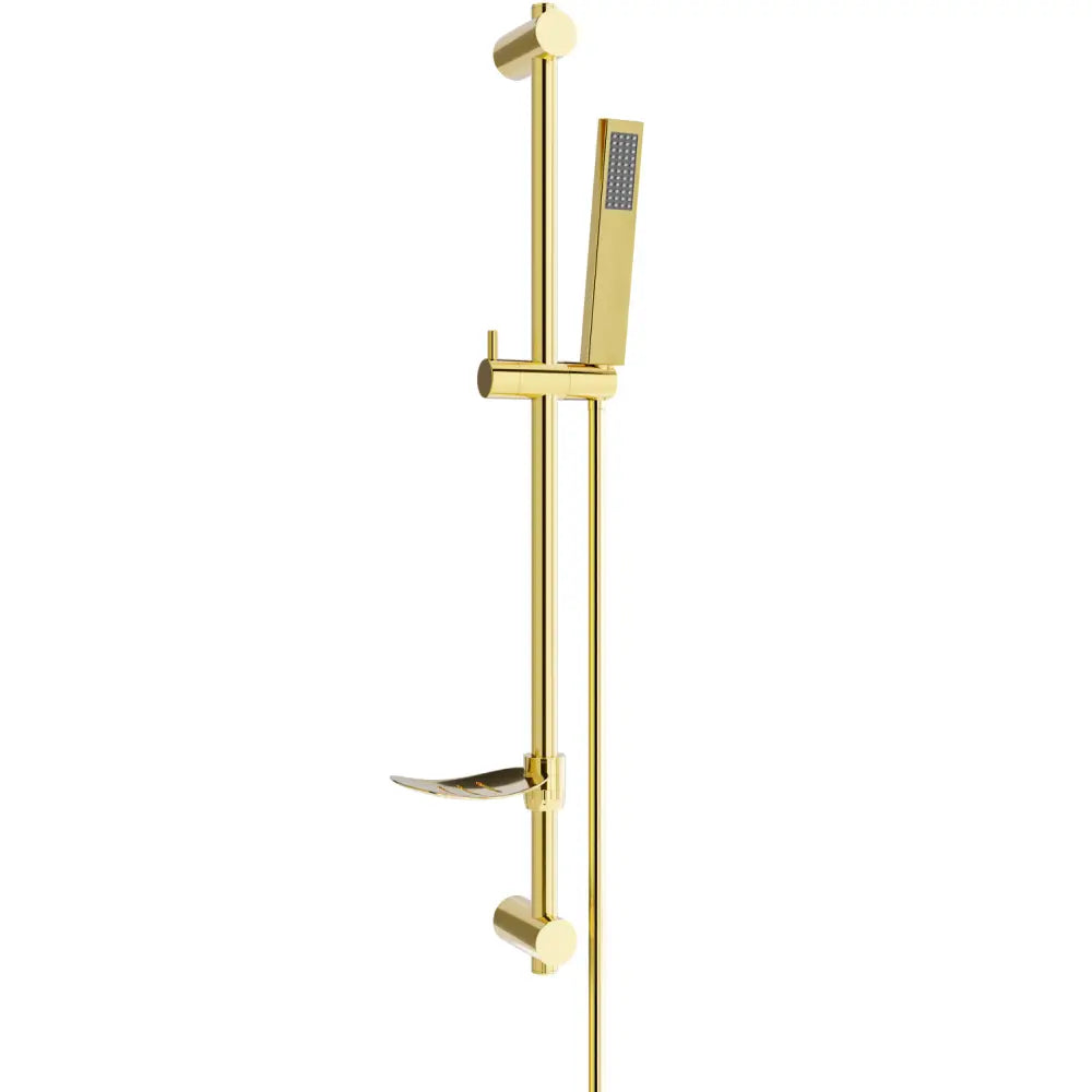 Dusjsett med Skyvbar Stang Gull