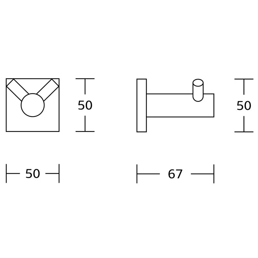 Mexen Dobbel Håndklekrok Gull - 7081835