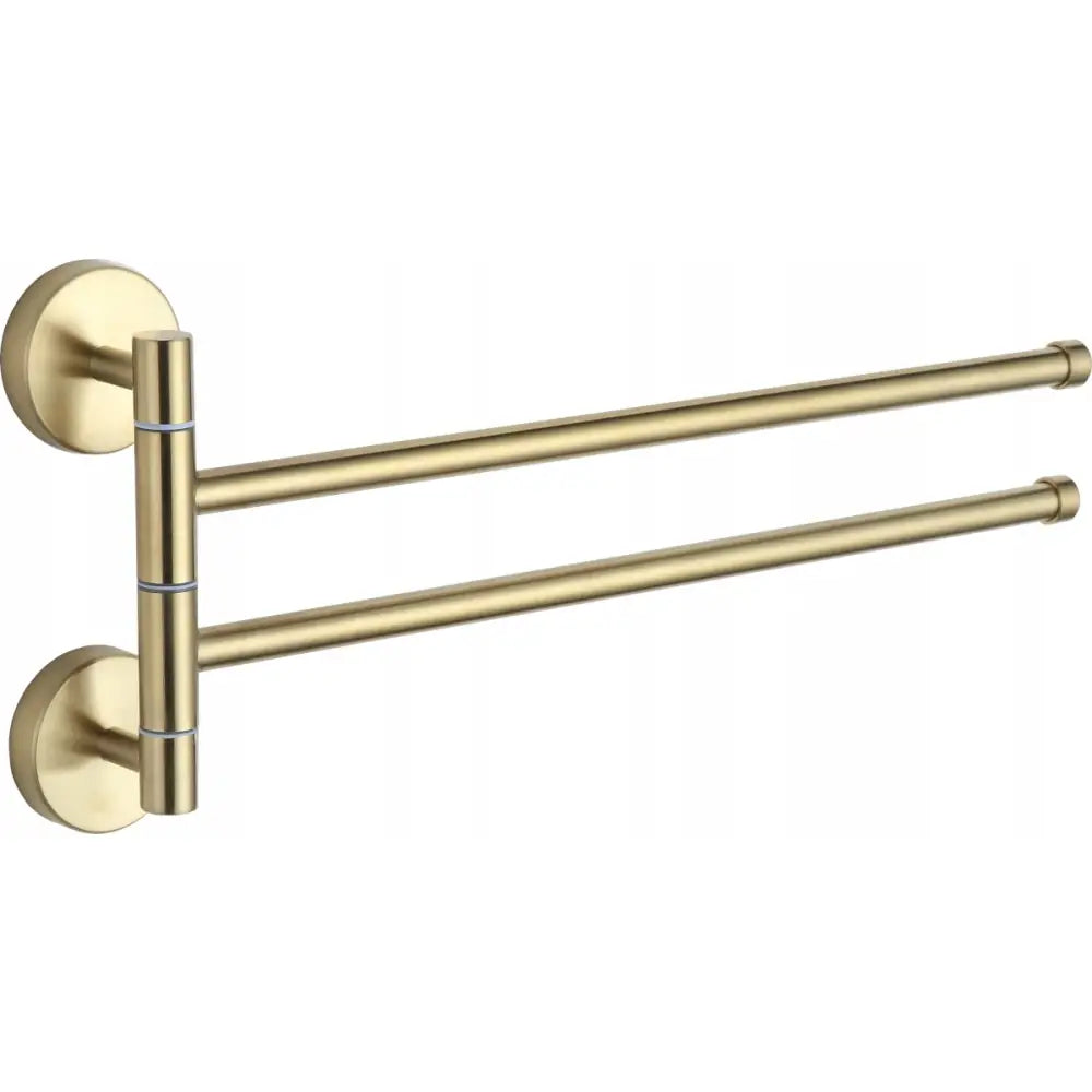 Mexen Dobbel Roterende Håndklehenger Gull - 7039242