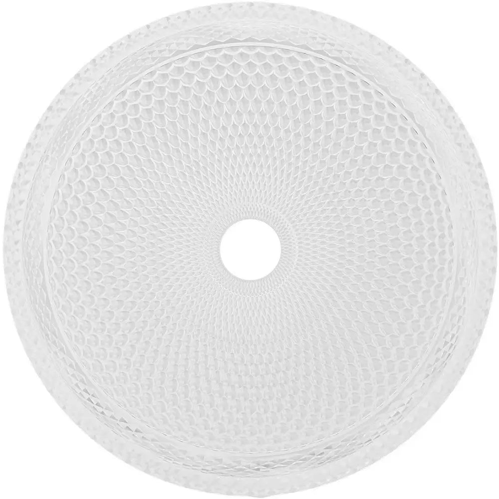 Mexen Dora Glass Håndvask til Benkeplate 34x34 Cm Gjennomsiktig