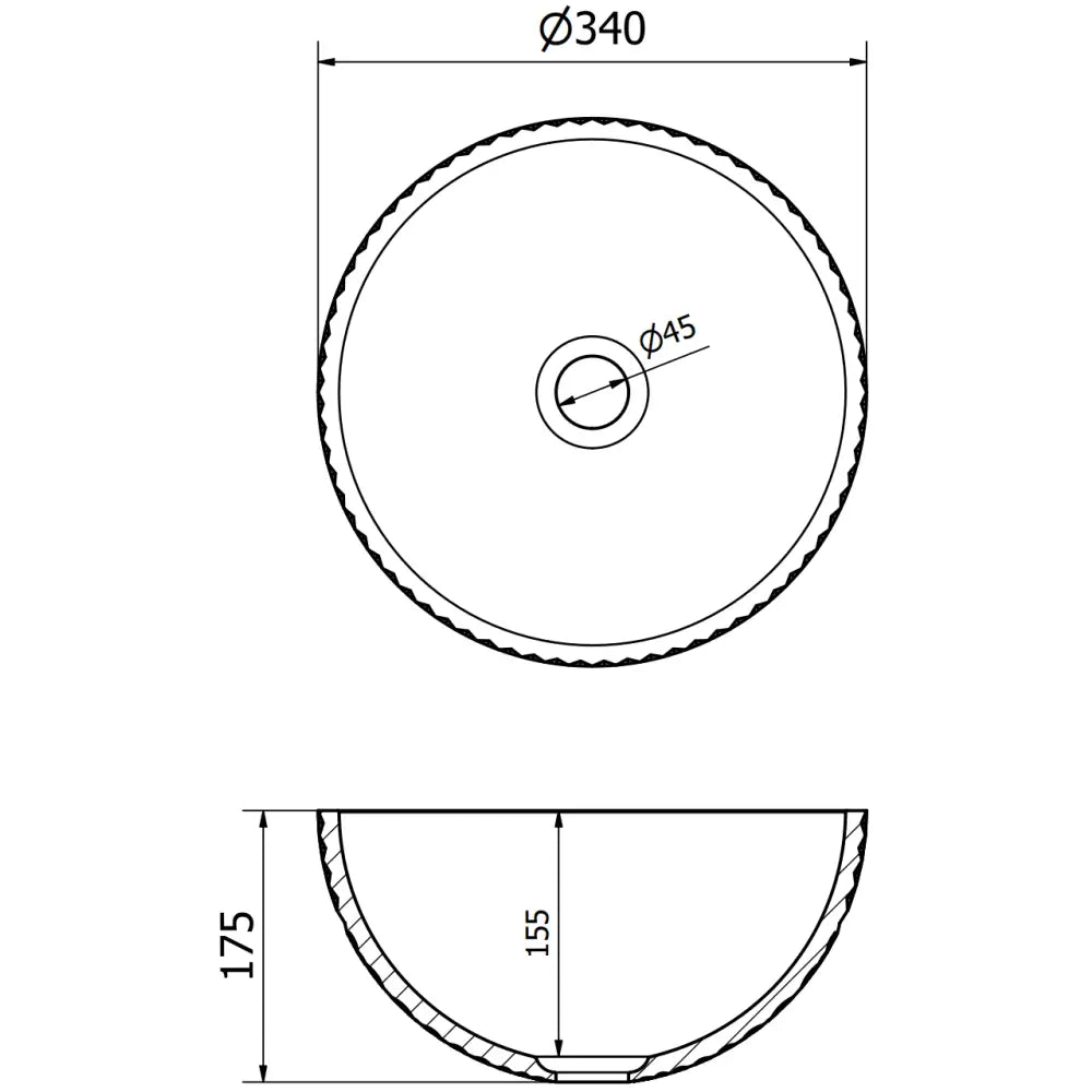 Mexen Dora Glass Håndvask til Benkeplate 34x34 Cm Gjennomsiktig