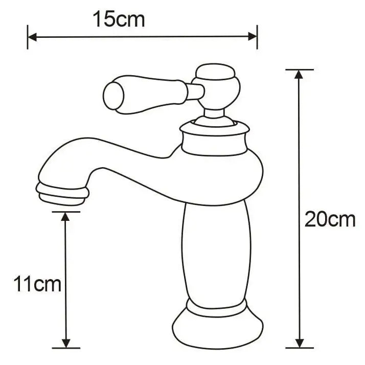Mexen Draco Servantbatteri Gull - 745400