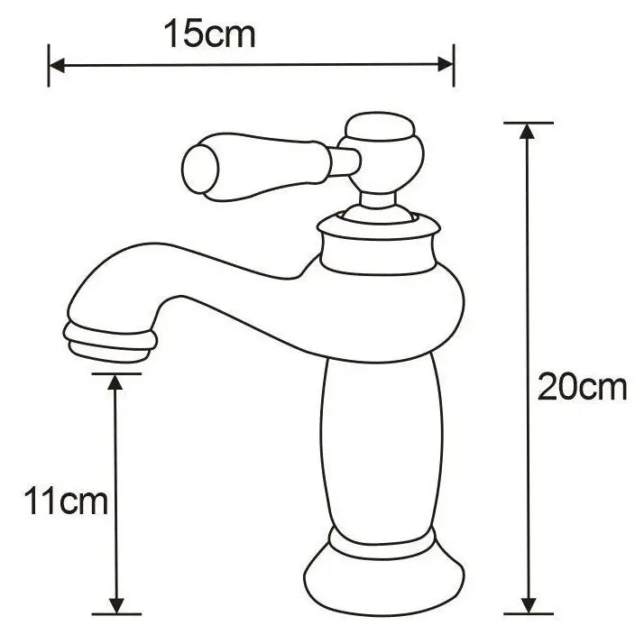 Mexen Draco Servantbatteri Krom - 745400-