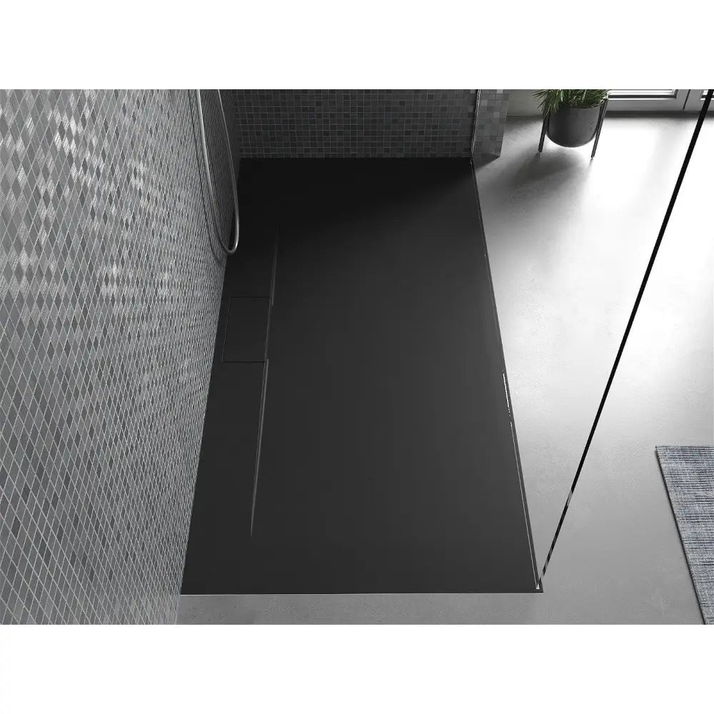 Mexen Egon Rektangulært Smc-dusjbrett 160x80 Cm Svart - 4r