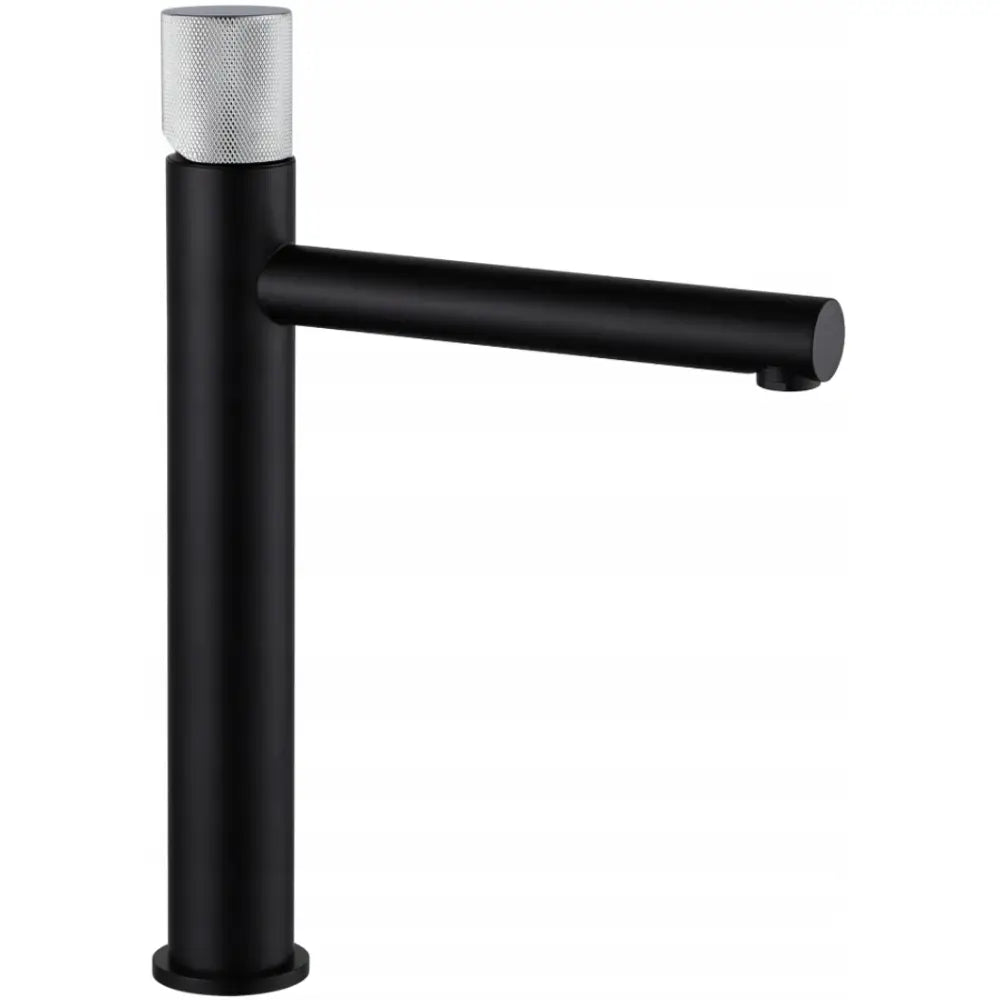 Mexen Elba One Høy Servantbatteri Svart/krom - 74111-