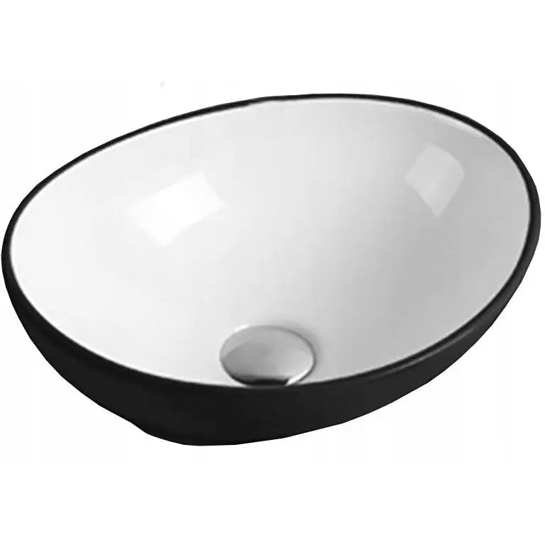 Mexen Elza Servant for Påmontering 40 Cm Hvit - Svart