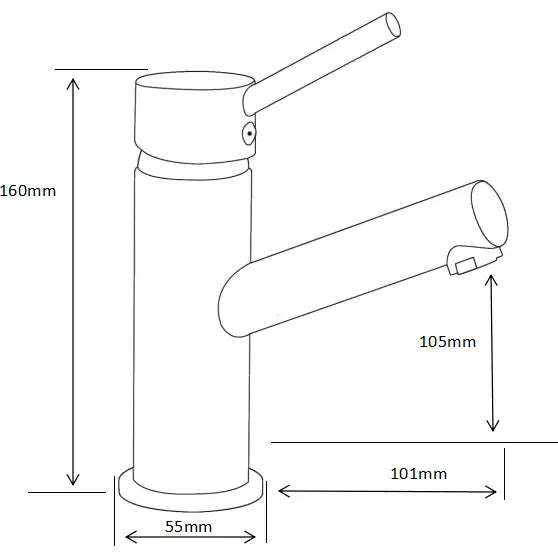 Mexen Eri Servantkran Krom - 74200-