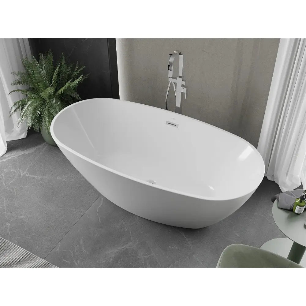 Mexen Eris Frittstående Badekar 170x85 Cm Hvitt