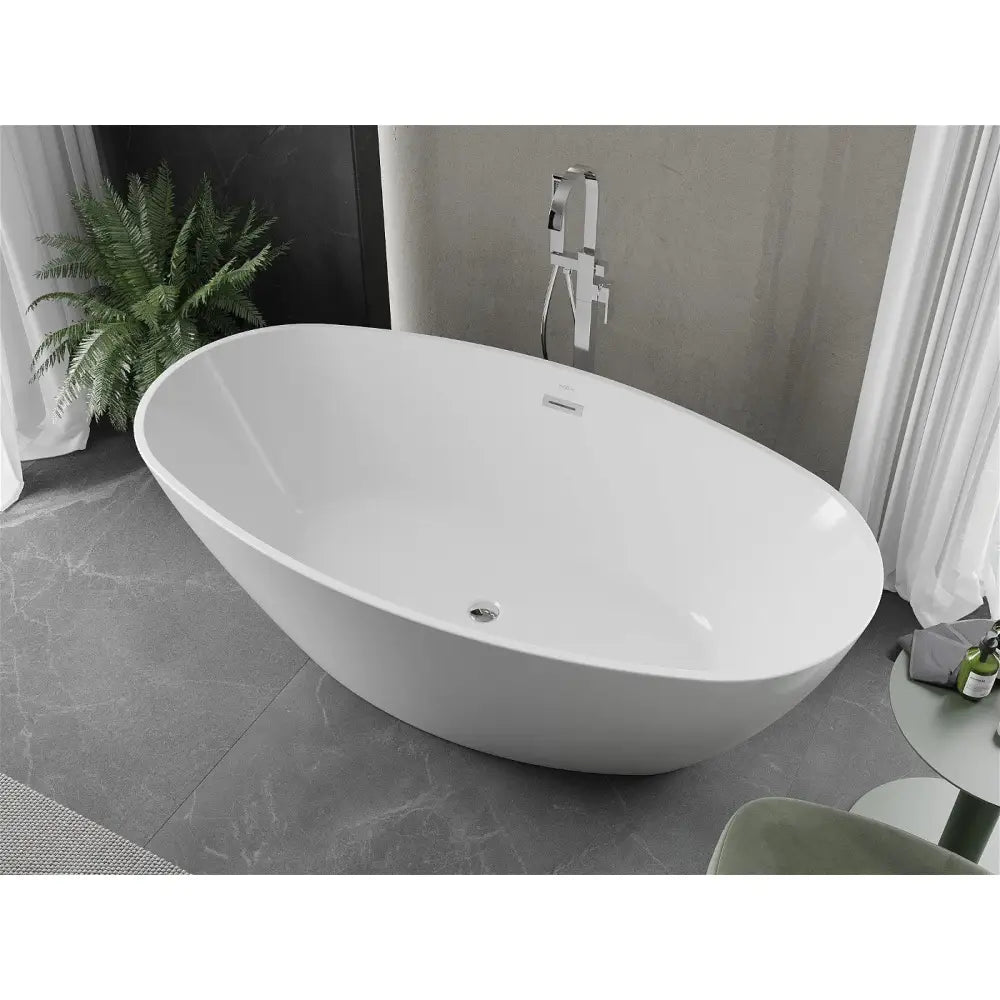 Mexen Eris Frittstående Badekar 180x95 Cm Hvit