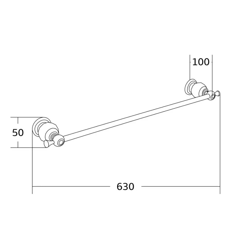 Mexen Estela Håndklehenger Krom - 7011524